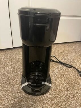 Mainstays Single-Serve Black Coffee Maker |14oz | Black